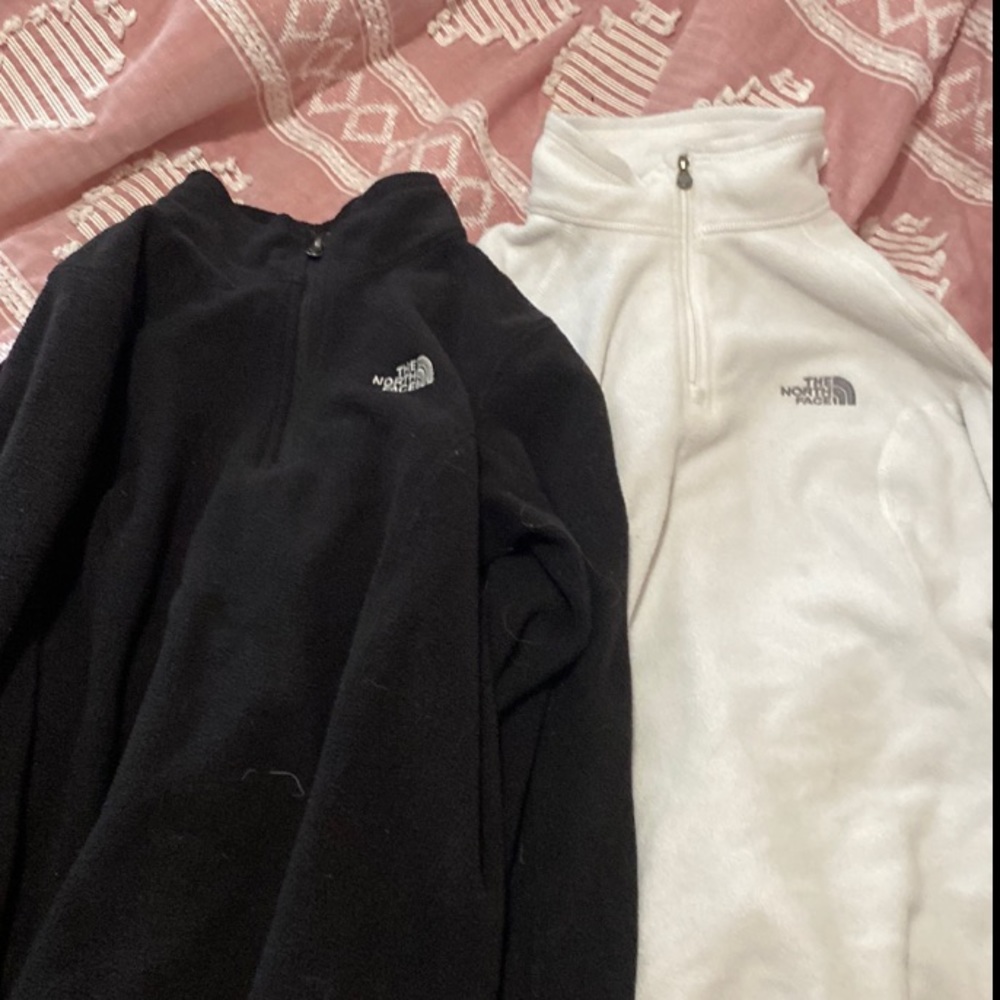 Two pack north face quarter zips